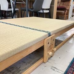 中古品　広島県中居木工　折り畳み式タタミベッド　シングルサイズ　公田店の画像