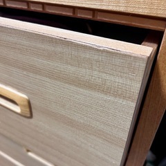 木製四段タンス　チェスト　横73.5縦68奥行き44.5の画像