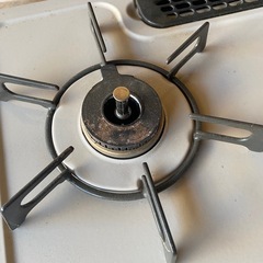 リンナイ ガスコンロ 都市ガス用（12A・13A）水無しグリル 中古の画像