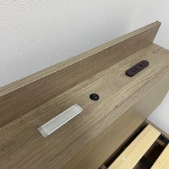 シングルベッドフレーム+シングルマットレスの画像