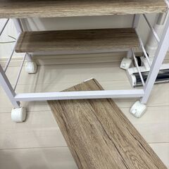 3段　キッチン キャスター付き 作業台 ワゴン収納　ラックの画像