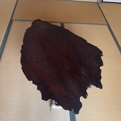 引き取り限定  一枚板の座卓 ローテーブルの画像