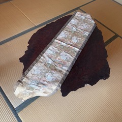 引き取り限定  一枚板の座卓 ローテーブルの画像