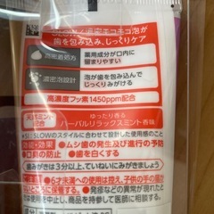 高濃度フッ素歯磨き粉　歯ブラシ3セットの画像