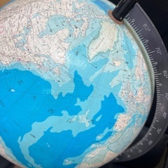昭和レトロ 地球儀の画像