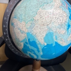 昭和レトロ 地球儀の画像