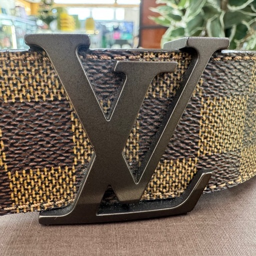 ☆ドリーム荒牧店☆LOUIS VUITTON　ルイヴィトン サンチュール イニシャル ベルト ダミエ エベヌ M9807