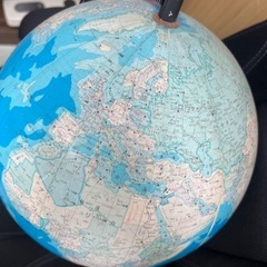 昭和レトロ 地球儀の画像