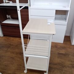 ★リユースのサカイ水戸店★  レンジ台 ライトブラウン H131.5×D42×W49 クリーニング済み MT6796の画像