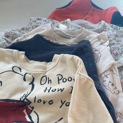 80 冬物8点セット 女の子の画像