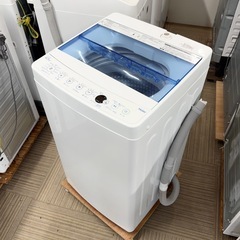 【超美品‼️】ハイアール 2020年製 4.5kg全自動洗濯機 しわケア脱水 ステンレス槽 ブルー♪の画像