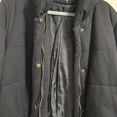 レディース 中綿コート ブラックの画像