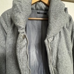 INGNI グレー ロング中綿コートの画像