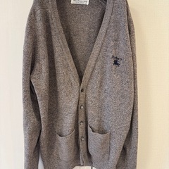 バーバリー カーディガン(羊毛ウール)の画像