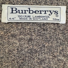 バーバリー カーディガン(羊毛ウール)の画像