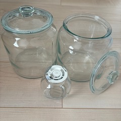 小瓶 29個セット 大2個セッと　保存瓶 透明 ガラス 大小様々 趣味 収集 ビンの画像