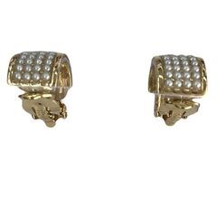 【ドリーム池田店】ジバンシー　イヤリング　ゴールド×ホワイト【99680000016768】の画像