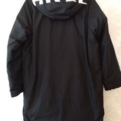 【　OAKLEY ベンチコート ☆ 160cm ブラック　】の画像