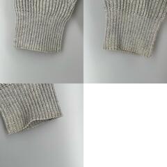 Perle Peche ペルルペッシュ 長袖ニット ポリエステル グレー レディース 38【古着】【中古】の画像