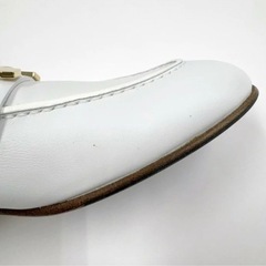 ☆ドリーム荒牧店☆HERMES エルメス モカシン・パリ ローファー ホワイト #39の画像