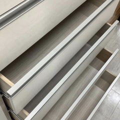 ６段チェスト　白の画像