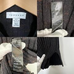 TOPSHOP トップショップ 長袖ニット ブラック レディース 36【古着】【中古】の画像
