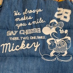 Disney ミッキーデニム中綿ベスト　110cmの画像