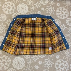 Disney ミッキーデニム中綿ベスト　110cmの画像