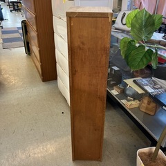 12/25まで店頭商品一部を除き半額クリスマスSALE!!開催中　イ2512-167 木製 多段チェスト 15段 ナチュラル キズ汚れ有りの画像