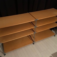 無印　棚　➕延長ジョイントパーツの画像