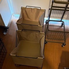 【2個】キングジム 収納用 品 スタックバスケット 積み重ねられるの画像