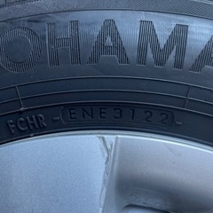 2022YOKOHAMA 175/70R14スタッドレスタイヤホイール4本セットの画像