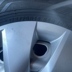 2022YOKOHAMA 175/70R14スタッドレスタイヤホイール4本セットの画像