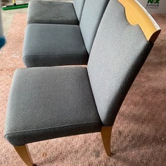 椅子５個の画像