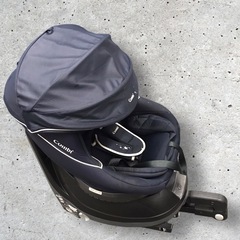 combi クルムーヴ エッグショック チャイルドシート CG-CIG 回転 NEROOM lite ISOFIX 現状品 12Cの画像