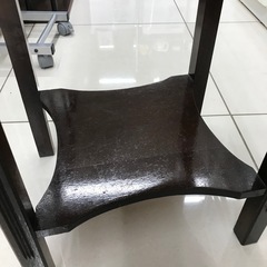 アンティーク　引出し付電話台の画像