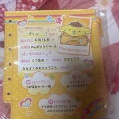 サンリオプロフィール帳風ポーチセットの画像