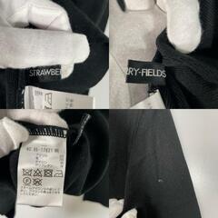 STRAWBERRYFIELDS ストロベリーフィールズ 長袖ニット ブラック レディース F【古着】【中古】の画像