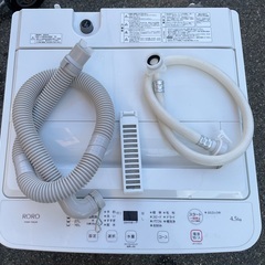 【RKGSE-399】特価！YAMADA/4.5kg/全自動洗濯機/YWM-T45KLW/中古/2024年製/店頭引取推奨商品/弊社近隣有料配達も可の画像