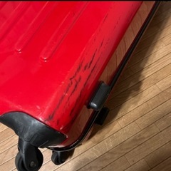 もらってください！ キャリーケース  L 赤の画像