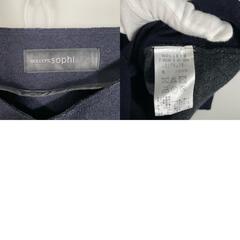 NOLLEY'S sophi ノーリーズソフィ 長袖ニット ウール ネイビー レディース F【古着】【中古】の画像