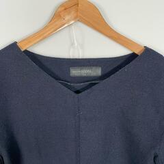 NOLLEY'S sophi ノーリーズソフィ 長袖ニット ウール ネイビー レディース F【古着】【中古】の画像