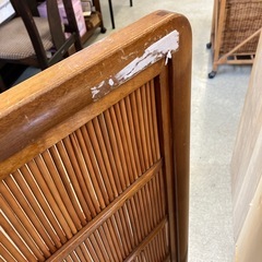 12/25まで店頭商品一部を除き半額クリスマスSALE!!開催中　サ2512-168 木製 和風 衝立 昭和レトロ キズ汚れ、ぐらつき有りの画像