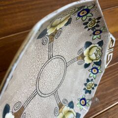 【愛品倶楽部柏】オールドノリタケ　 八角　プレート　バラ　ビンテージ　アンティークの画像