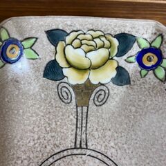 【愛品倶楽部柏】オールドノリタケ　 八角　プレート　バラ　ビンテージ　アンティークの画像