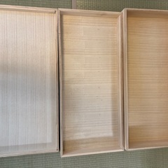 桐衣装ケース 総桐 2段の画像