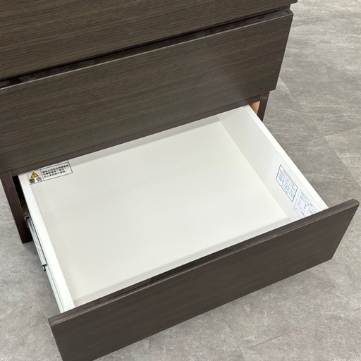 ニトリ ハイチェスト ポルテD H190㎝ W57㎝ ブラウン PORTE-D 60TC－DBRタワーチェスト 家具 札幌市白石区