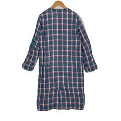 MyFeb Child Woman マイフェブ　チャイルドウーマン タータンチェック ノーカラージャケット コットン ブルー レディース F【古着】【中古】の画像