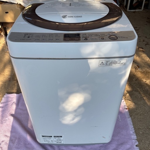 SHARP 全自動洗濯機 ES-A70E9 7kg SHARP 全自動洗濯機 ES-A70E9 7kg SHARP 中古/SGB-ESTX74KS/洗濯機乾燥