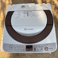 SHARP全自動洗濯機 ES-A70E9-N 2014年製 7.0Kg の画像